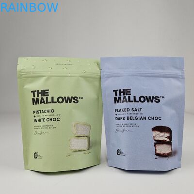 Sacoche debout avec fermeture à glissière étanche à l'odeur bonbons en caoutchouc bonbons en plastique sacs d'emballage