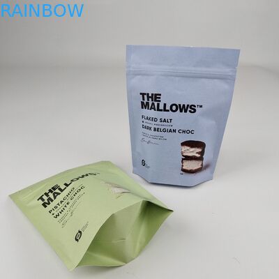 Sacoche debout avec fermeture à glissière étanche à l'odeur bonbons en caoutchouc bonbons en plastique sacs d'emballage