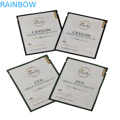 Sachet de petite taille compostable sur mesure pour le thé poudre de café sachet de papier kraft biodégradable pour la gomme
