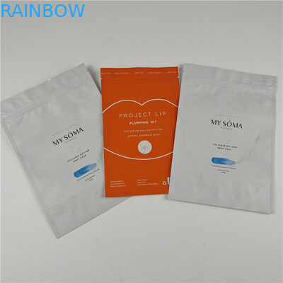 Fabrique en gros Matériau d'emballage alimentaire Emballage Matte Foil d'aluminium Stand Up Pouch Ziplock Doypack Sac