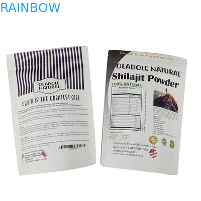 Sacs de papier kraft blancs et résistants à l'odorat pour les biscuits et les noix