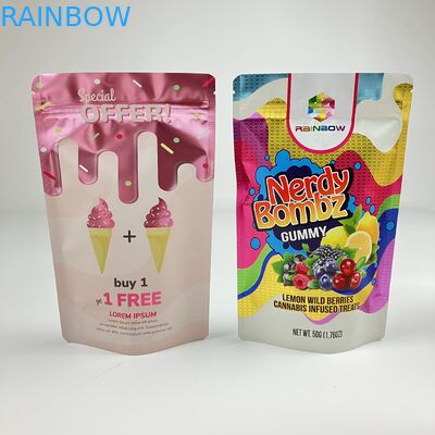 Fabrique directement personnalisé sac fermeture à glissière verrouillable VMPET anti-odeur de qualité alimentaire debout sac fermeture à glissière