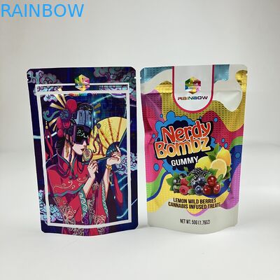 Fabrique directement personnalisé sac fermeture à glissière verrouillable VMPET anti-odeur de qualité alimentaire debout sac fermeture à glissière