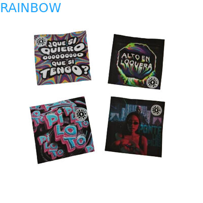 Sacs d'échantillons recouverts d'odorat avec fenêtre transparente Emballage en poudre Sac en plastique