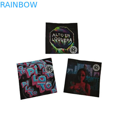 Sacs d'échantillons recouverts d'odorat avec fenêtre transparente Emballage en poudre Sac en plastique