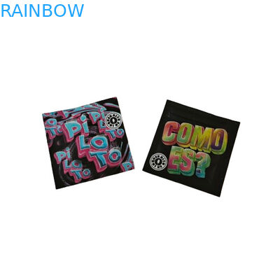 Sacs d'échantillons recouverts d'odorat avec fenêtre transparente Emballage en poudre Sac en plastique