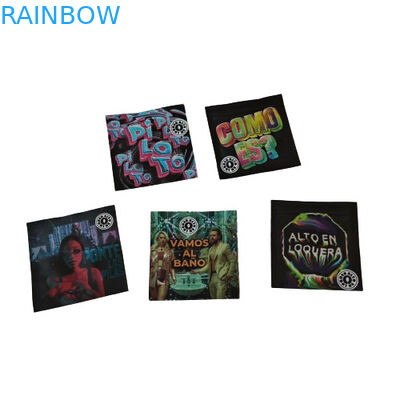 Sacs d'échantillons recouverts d'odorat avec fenêtre transparente Emballage en poudre Sac en plastique