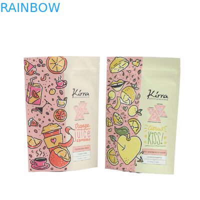 Sacoche de nourriture pour animaux de compagnie recouverte de fermeture personnalisée Sacoche en plastique debout avec sac à noix fermeture éclair