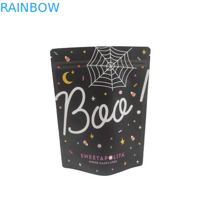 Des sacs Mylar à l'odeur résistant à la fermeture à glissière en aluminium pour le thé Moringa Fruits secs à base de plantes