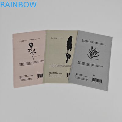 Produits cosmétiques Crème pour le visage Biodégradable Kraft Pouch Impression numérique sur mesure Petits sacs