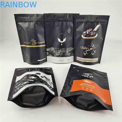 Laminé en papier d'aluminium Ziplock Stand Up Pouch Impression numérique Taille personnalisée / Couleurs