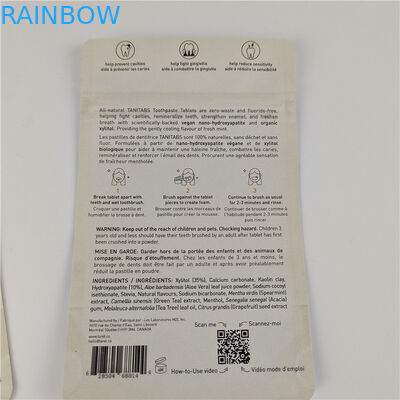 Nouveau design Taille et couleurs personnalisées Disponibles Poches plates Emballage pour l'emballage alimentaire