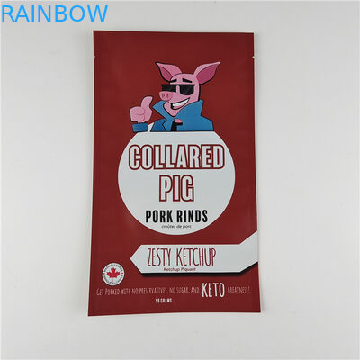 Fabricant Taille personnalisée Stockage Sac à collations Emballage Matte Foil d'aluminium Stand Up Pouch Sac à emballage Ziplock