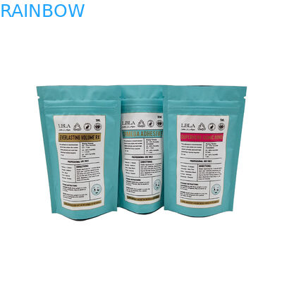 Sacs à trois côtés personnalisés Sacs à thé Emballage en finition brillante ou mate