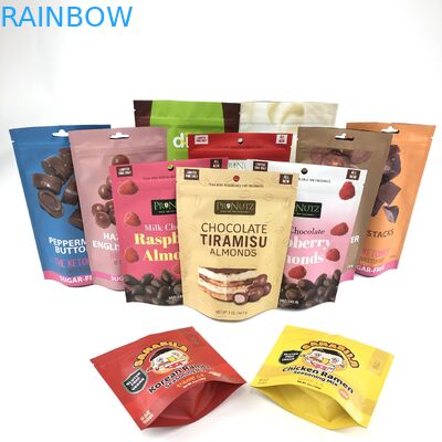 14. emballage alimentaire industriel porte-monnaie unique avec impression de logo personnalisé