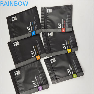 Logo personnalisé de haute qualité imprimé sacs de scellés à trois côtés pour les soins dentaires emballage avec des matériaux écologiques et sûrs