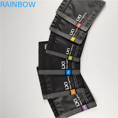 Logo personnalisé de haute qualité imprimé sacs de scellés à trois côtés pour les soins dentaires emballage avec des matériaux écologiques et sûrs