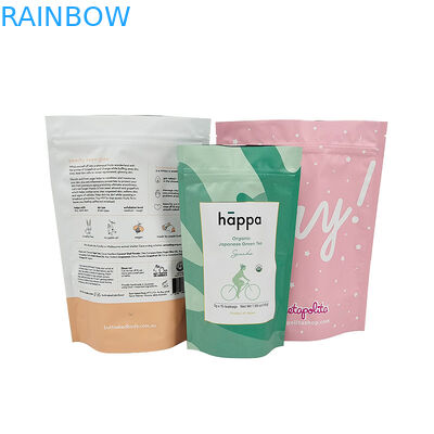 Emballage en papier d'aluminium avec fermeture à glissière