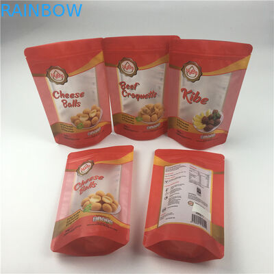 Sac d'emballage pour aliments pour animaux de compagnie avec gâteau pour animaux debout