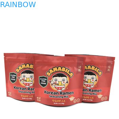 Emballages d'encens à base de plantes pour sacs debout avec système de fermeture à fermeture à glissière