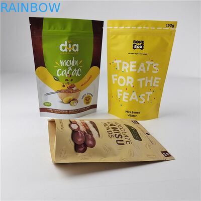 Impression numérique personnalisée de haute qualité PE sac fermeture à glissière réutilisable en plastique Stand Up Mylar Bags