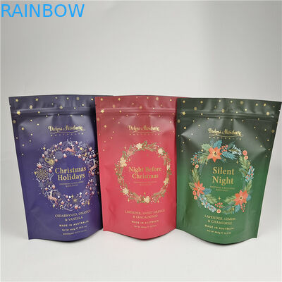 Accepté jusqu'à 10 couleurs disponibles Matériau d'emballage alimentaire pour les sacs d'impression numérique personnalisé avec sac d'emballage à fermeture à glissière