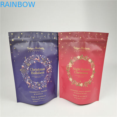 Accepté jusqu'à 10 couleurs disponibles Matériau d'emballage alimentaire pour les sacs d'impression numérique personnalisé avec sac d'emballage à fermeture à glissière