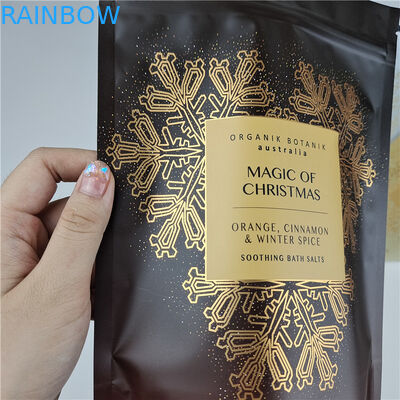 Fashion Pack de haute qualité, facilement ré-fermé, à la ligne des larmes, Mylar Sachets, sac de saline de bain