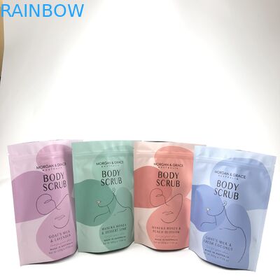Sac de gommage corporel personnalisable sac d'emballage cosmétique de différentes tailles