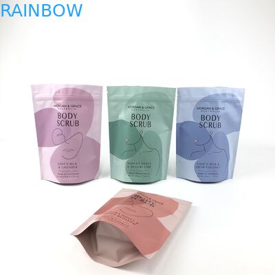 Sac de gommage corporel personnalisable sac d'emballage cosmétique de différentes tailles