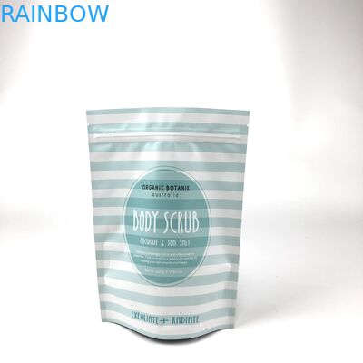 Sac d'emballage cosmétique sac de lavage du corps debout sac de lavage du corps et du sel de bain sac Mylar