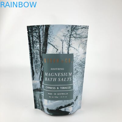 Variété de tailles de paquets d'échantillons de feuille pour les sacs Mylar de sel de bain dans l'article