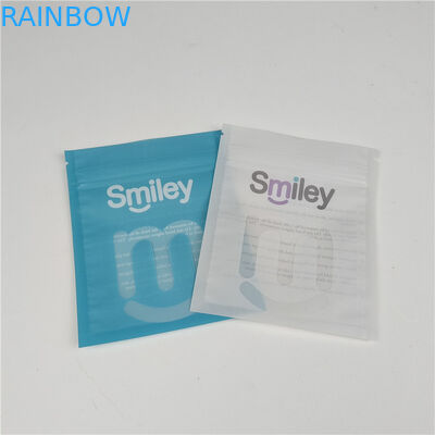 Aligneurs dentaires clairs Mylar Sac en plastique scellé à trois côtés Emballage anti-fuite et anti-humidité