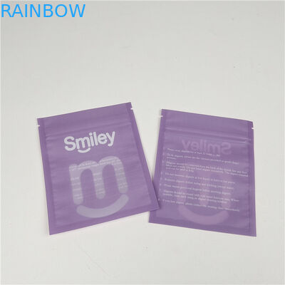 Aligneurs dentaires clairs Mylar Sac en plastique scellé à trois côtés Emballage anti-fuite et anti-humidité