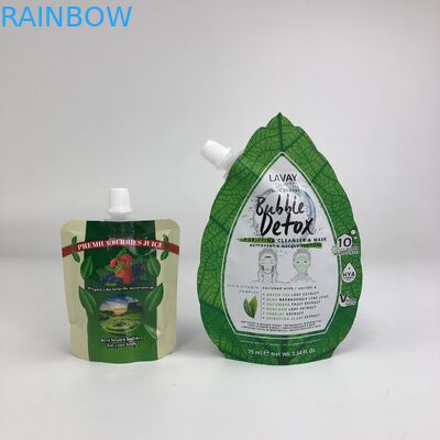 Logo personnalisé de qualité supérieure imprimé Nouveau design Poches de tuyau réutilisables Boissons alimentaires Jus de lait Contenant de lait Sacs étanches