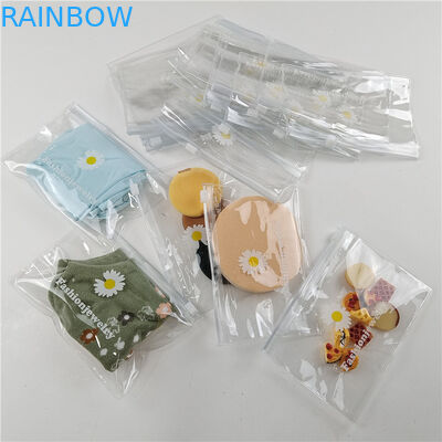 Sac d'emballage en plastique en PE transparent pour Comestic avec taille et couleur personnalisées