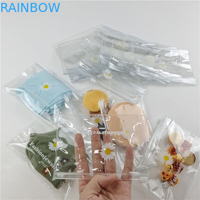 Sac d'emballage en plastique en PE transparent pour Comestic avec taille et couleur personnalisées