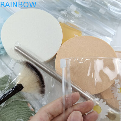 Sac d'emballage en plastique en PE transparent pour Comestic avec taille et couleur personnalisées