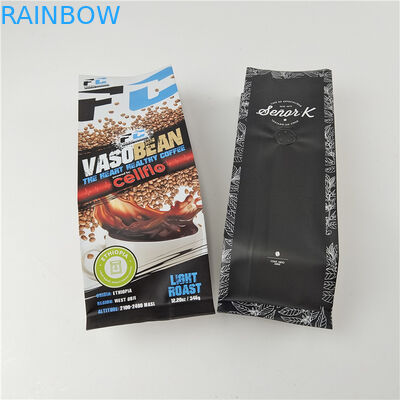 Les sacs d'emballage en gaussette recyclables et respectueux de l'environnement les plus vendus pour les grains de café pour 250g 500g 1kg