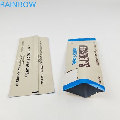 Vente en gros sur commande imprimée à l' arrière des sacs scellés Barres énergétiques de chocolat Des biscuits Snack Emballage