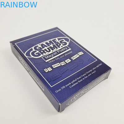 Accepté Jusqu'à 10 couleurs Disponible Logo personnalisé Imprimé Carton de papier rectangulaire brillant