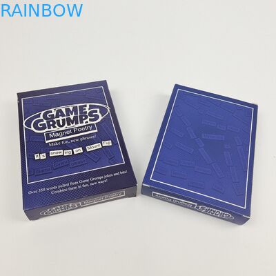 Accepté Jusqu'à 10 couleurs Disponible Logo personnalisé Imprimé Carton de papier rectangulaire brillant