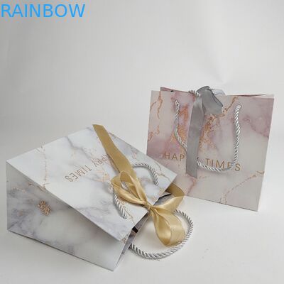 Sacs en papier personnalisés Sacoche en papier biodégradable pour faire du shopping avec impression de logo