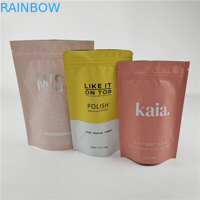 Design de taille personnalisée Poche debout avec fermeture à glissière gravure/poche d'emballage imprimé numériquement