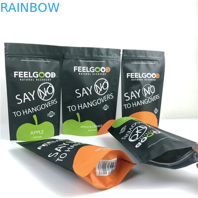 Logo personnalisé imprimé sac fermeture à glissière anti-odeur sacs d'emballage en plastique étanches