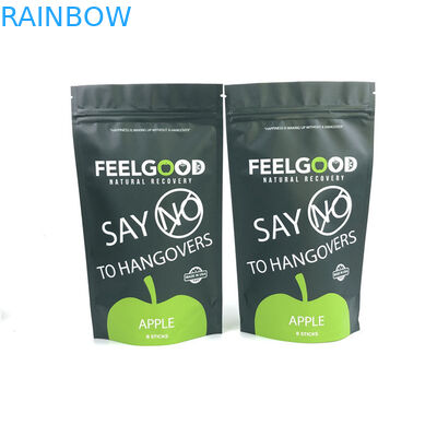 Logo personnalisé imprimé sac fermeture à glissière anti-odeur sacs d'emballage en plastique étanches