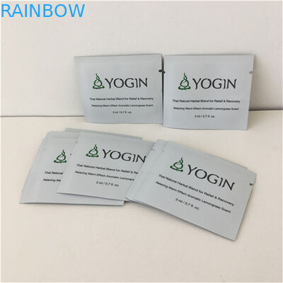 Sac scellé à trois côtés écologique Mylar avec fermeture à glissière