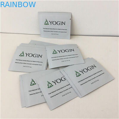 Sac scellé à trois côtés écologique Mylar avec fermeture à glissière