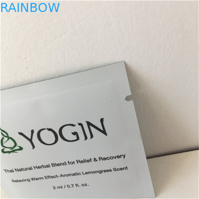 Sac scellé à trois côtés écologique Mylar avec fermeture à glissière