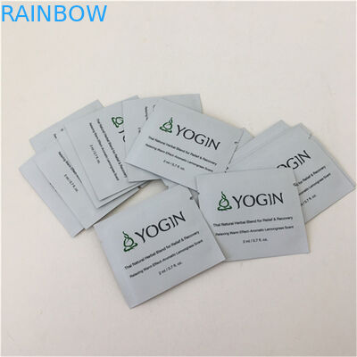 Sac scellé à trois côtés écologique Mylar avec fermeture à glissière